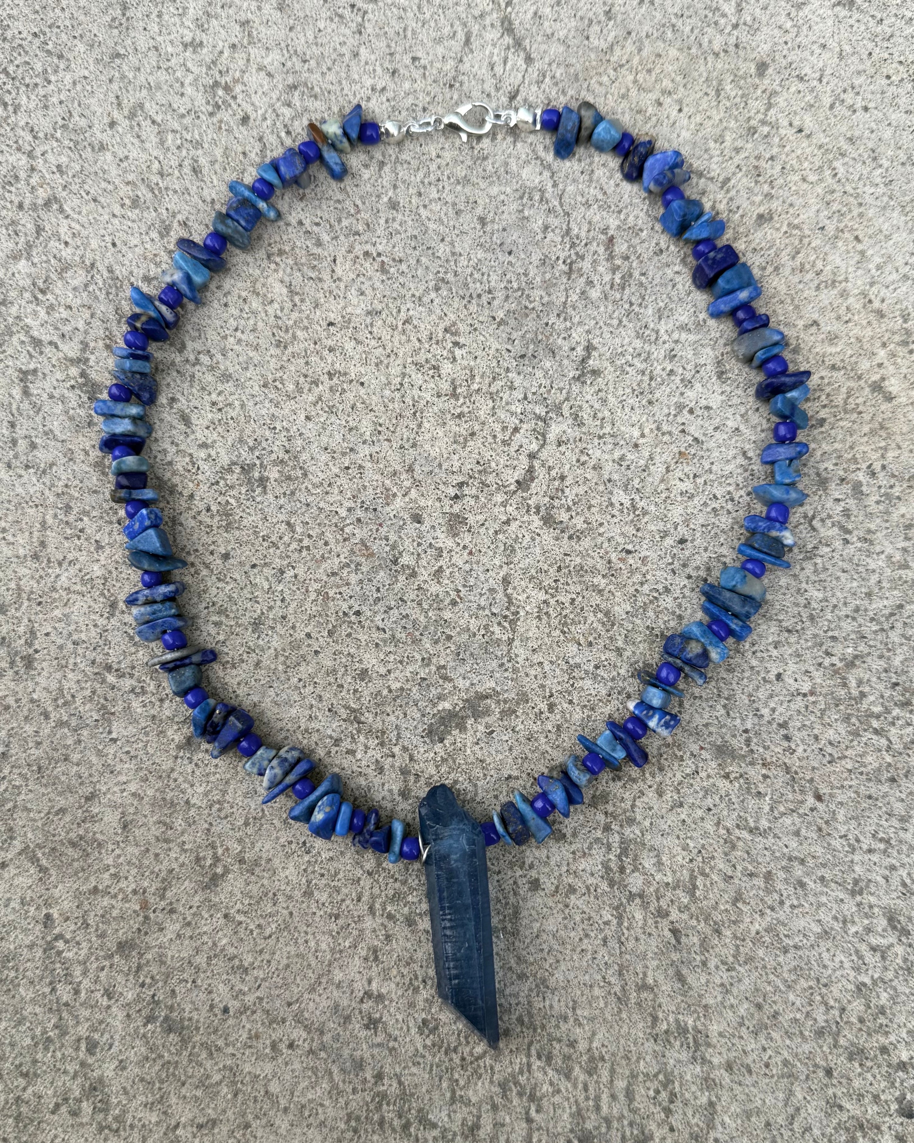 RE-MADE stone necklaces