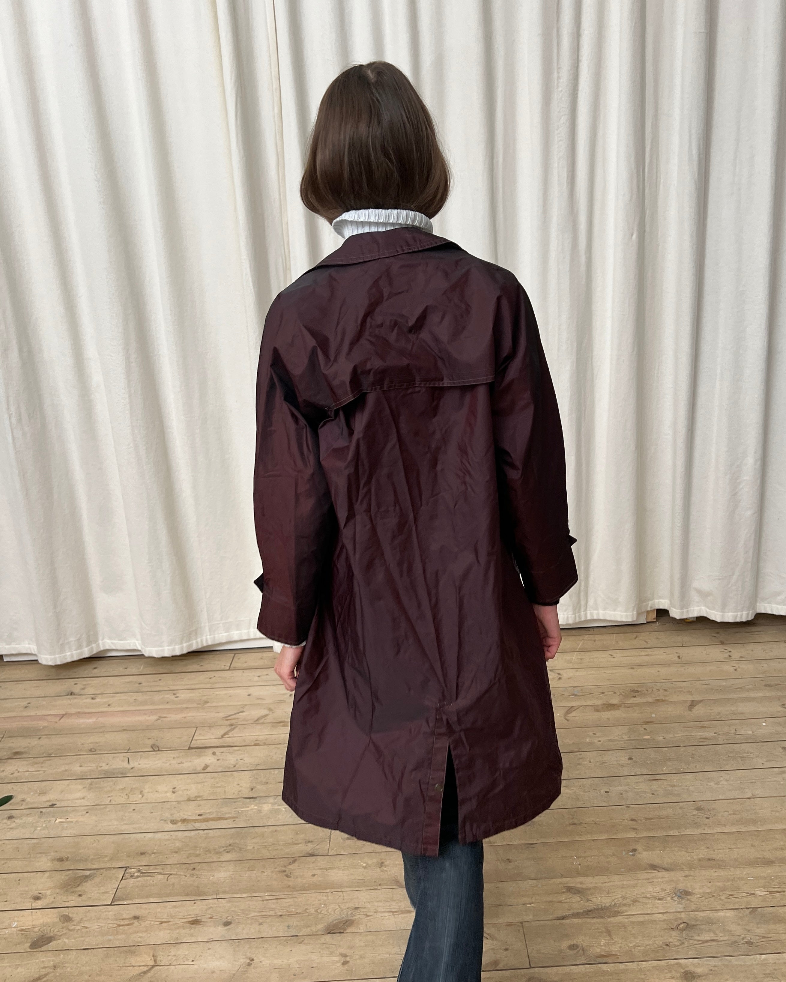 technical trench coat