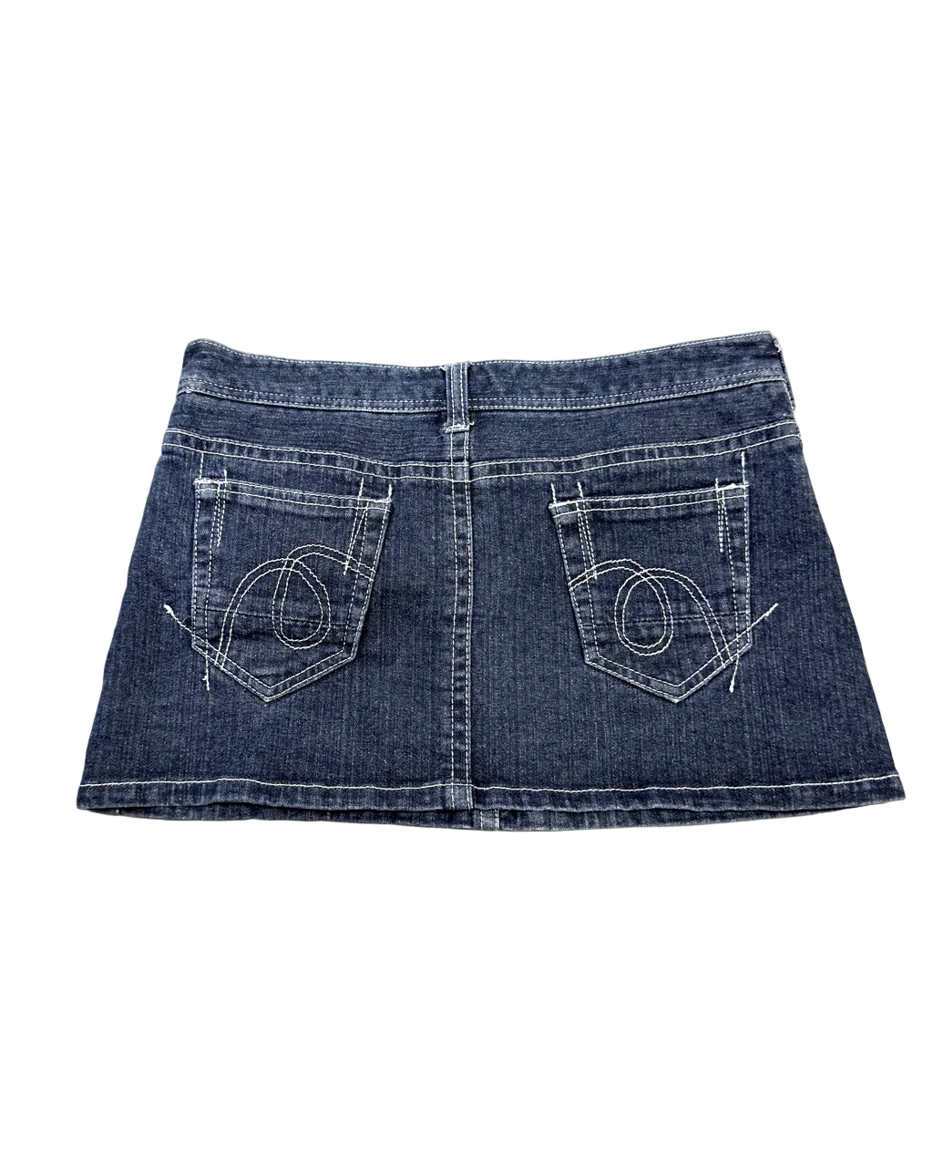 denim mini skirt