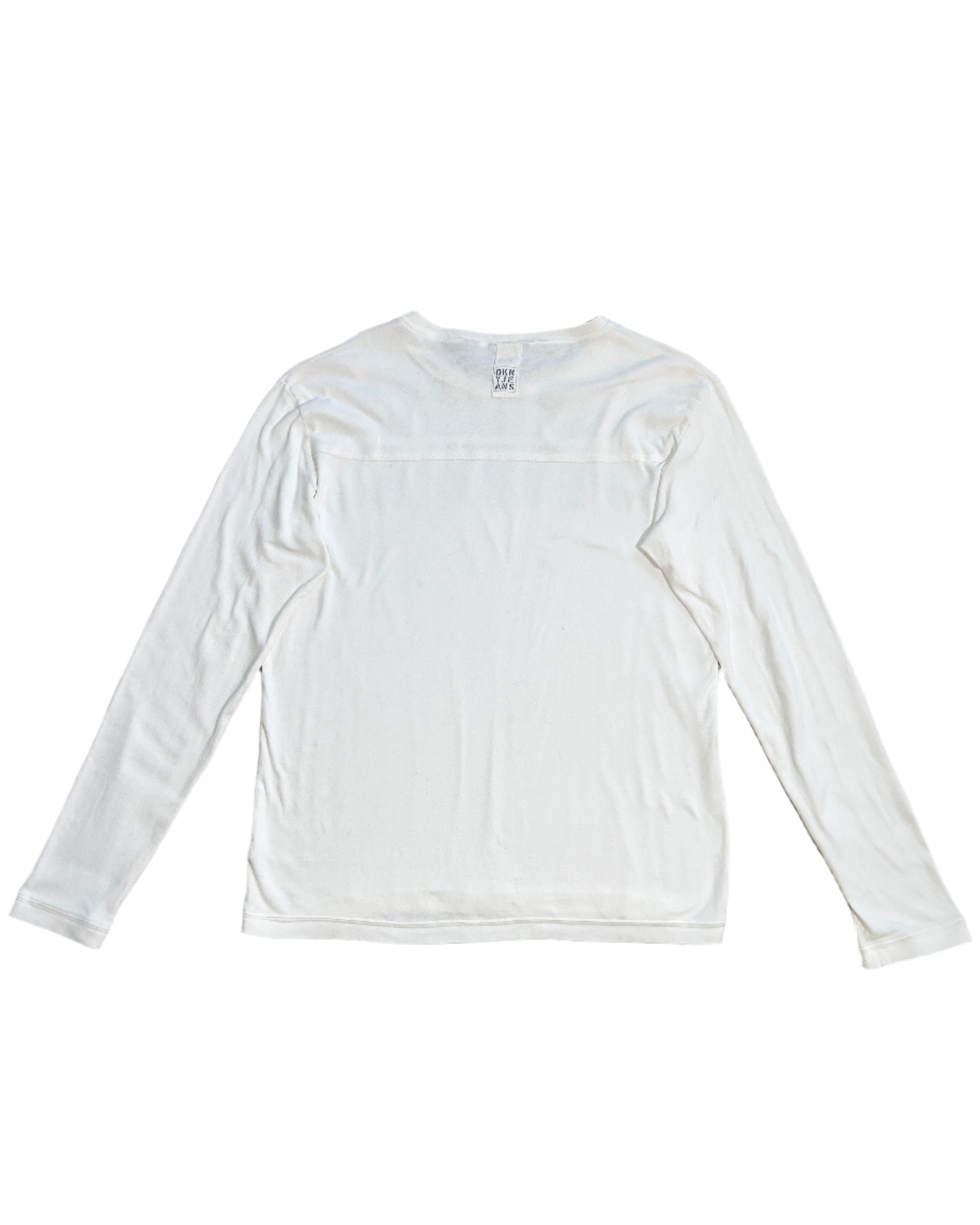 DKNY logo cotton long sleeve