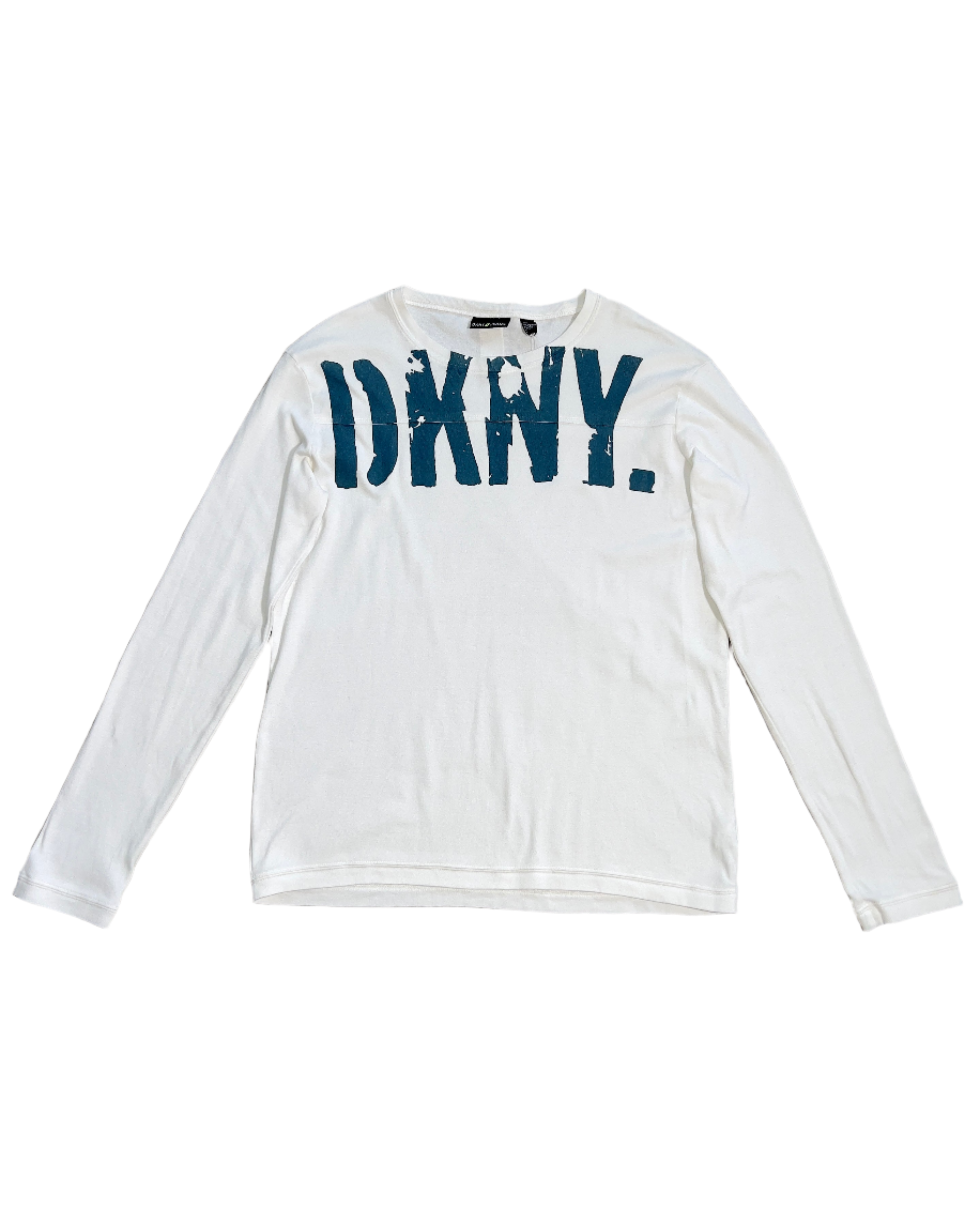 DKNY logo cotton long sleeve