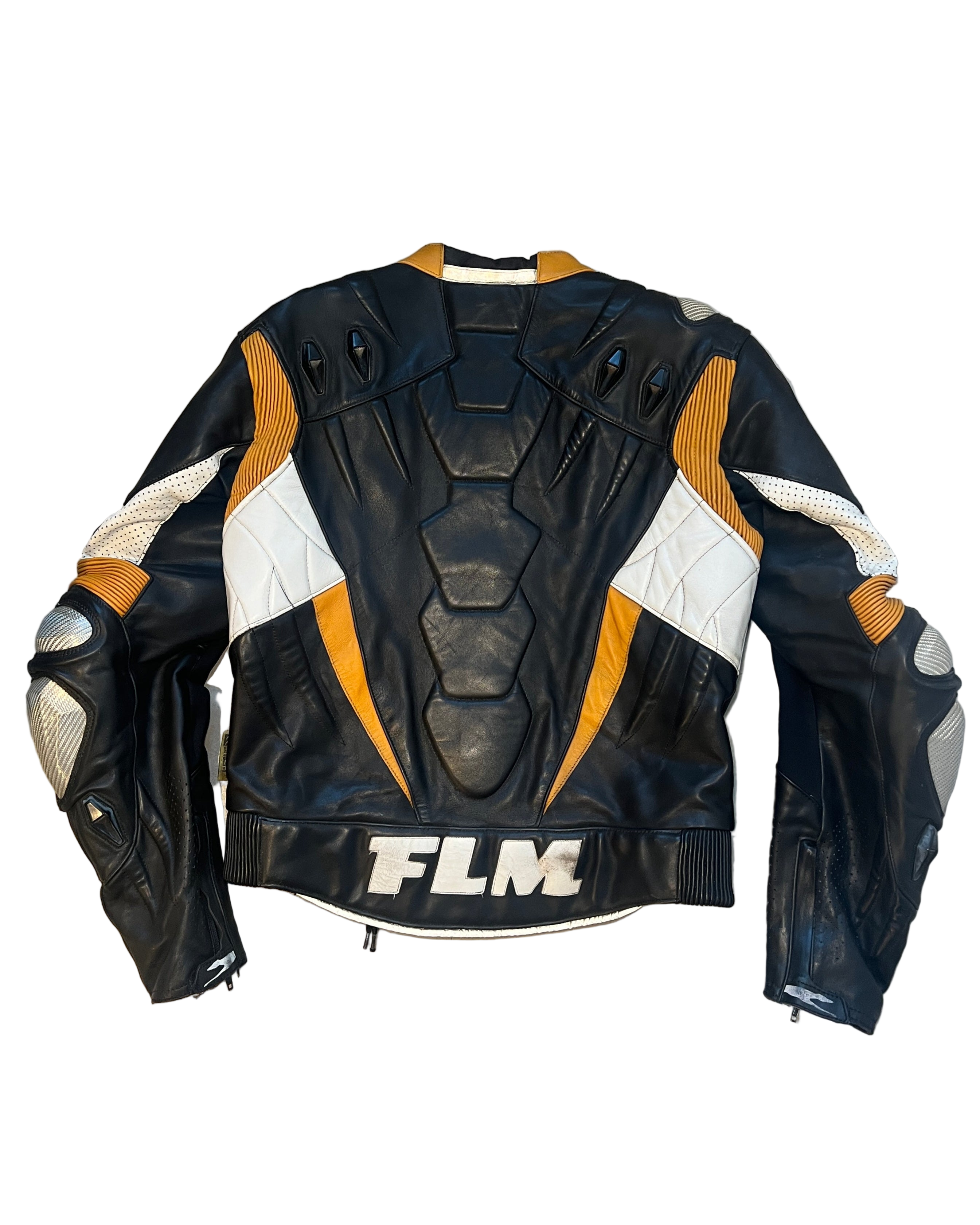 boxy mc racing leather jacket
