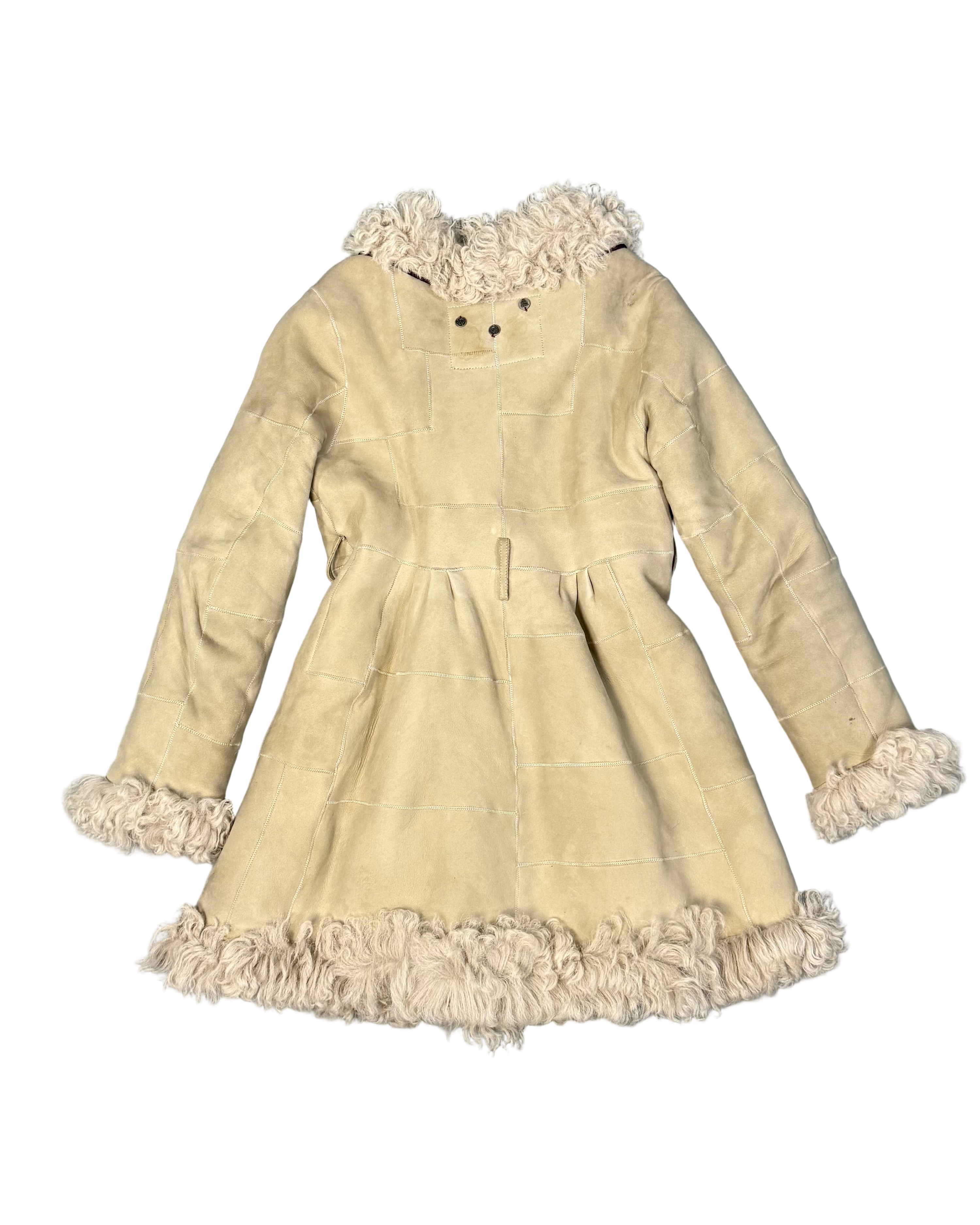 ODD MOLLY sheepskin suede winter coat