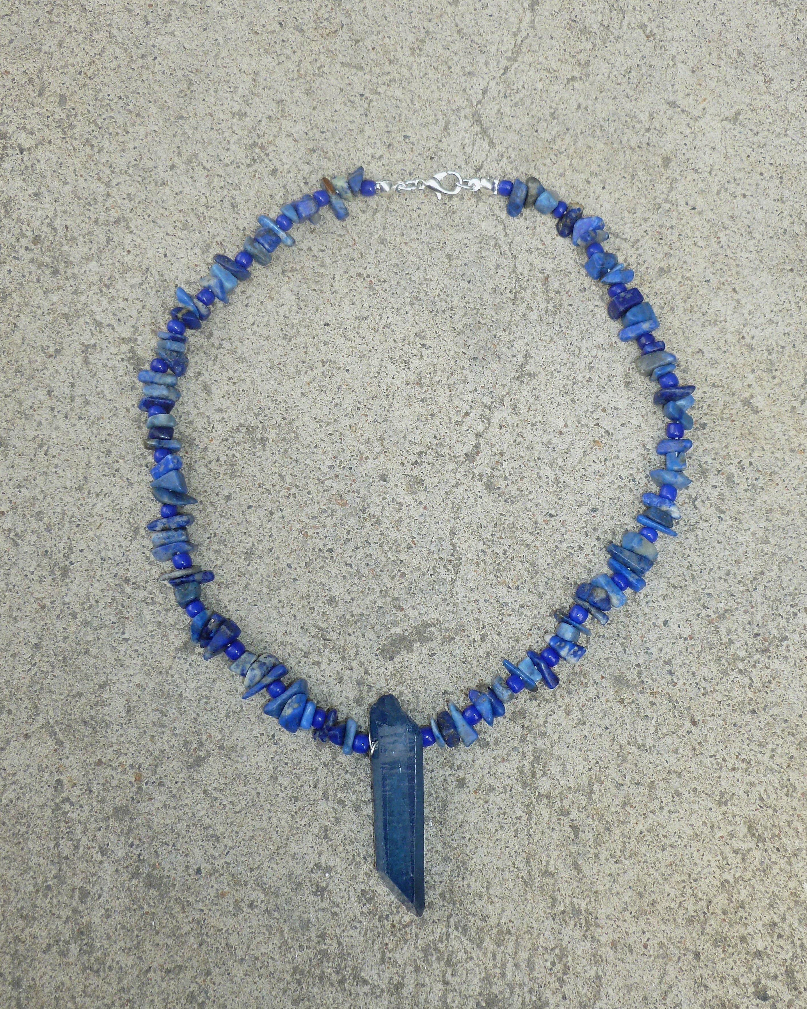 RE-MADE stone necklaces