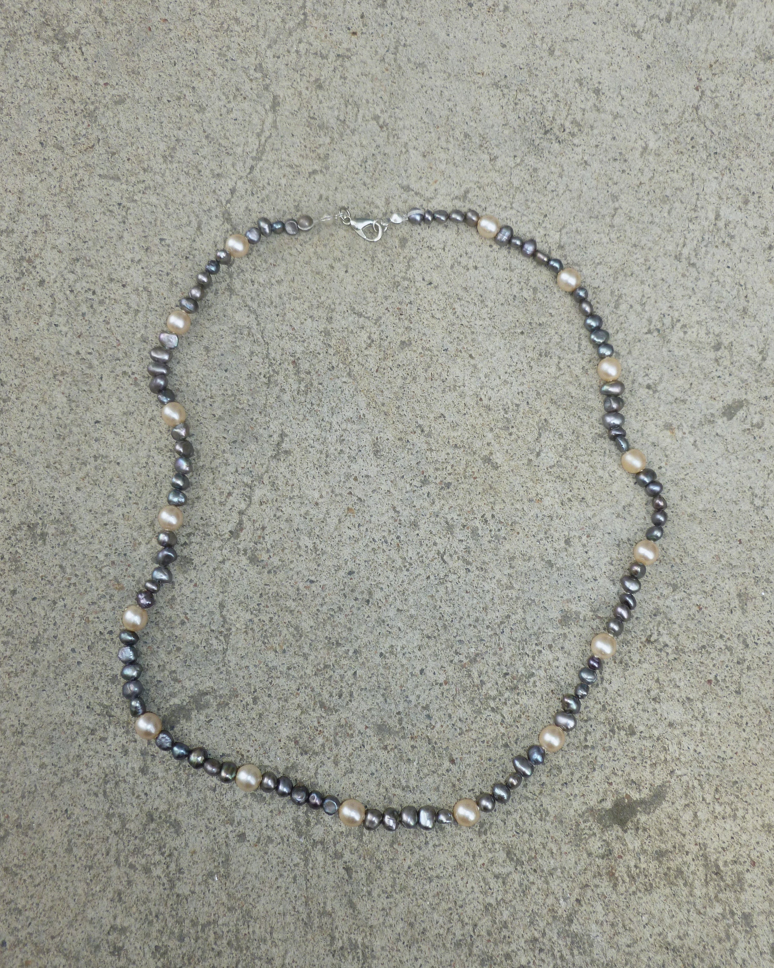 RE-MADE stone necklaces