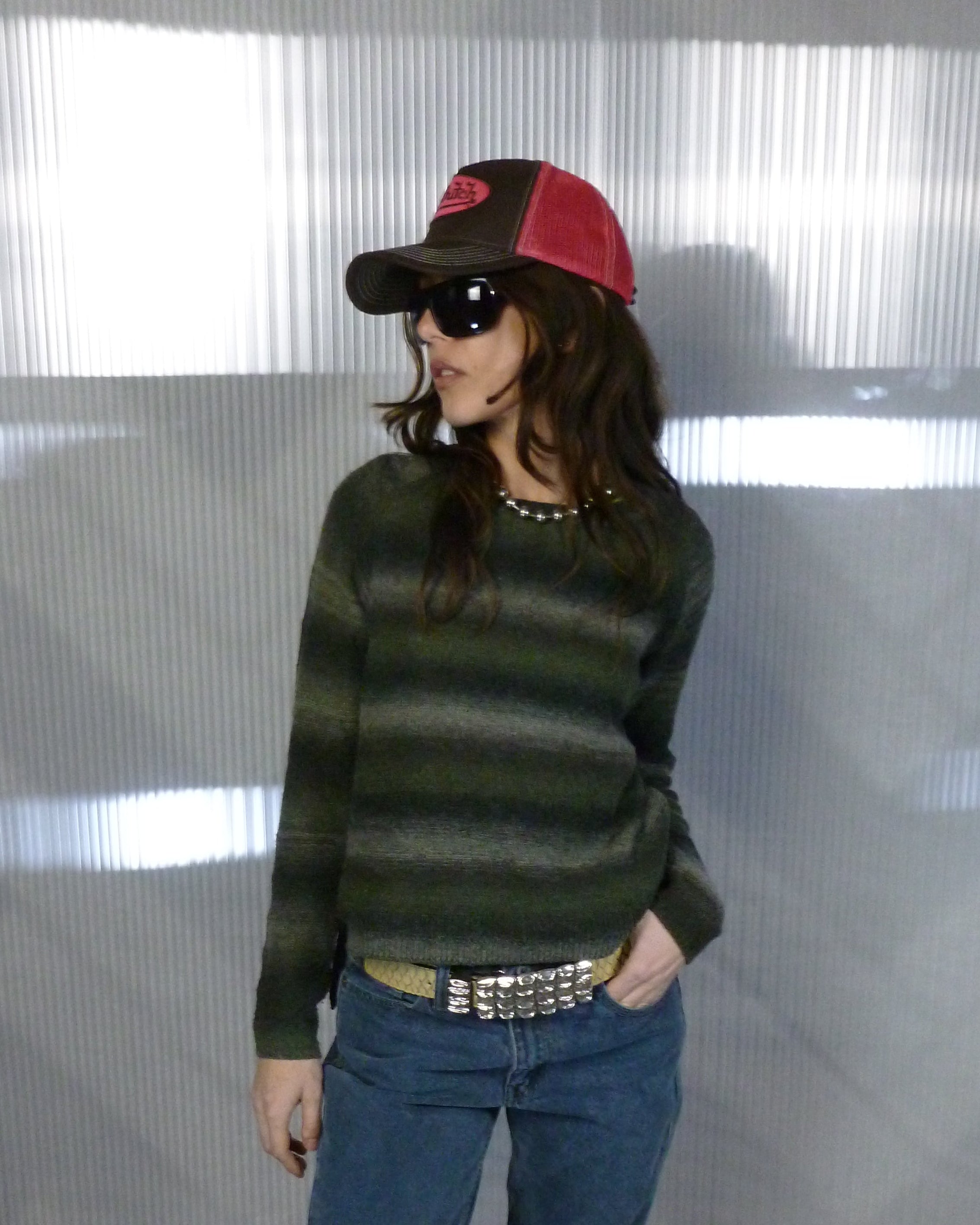 pepe jeans wool blend striped sweater