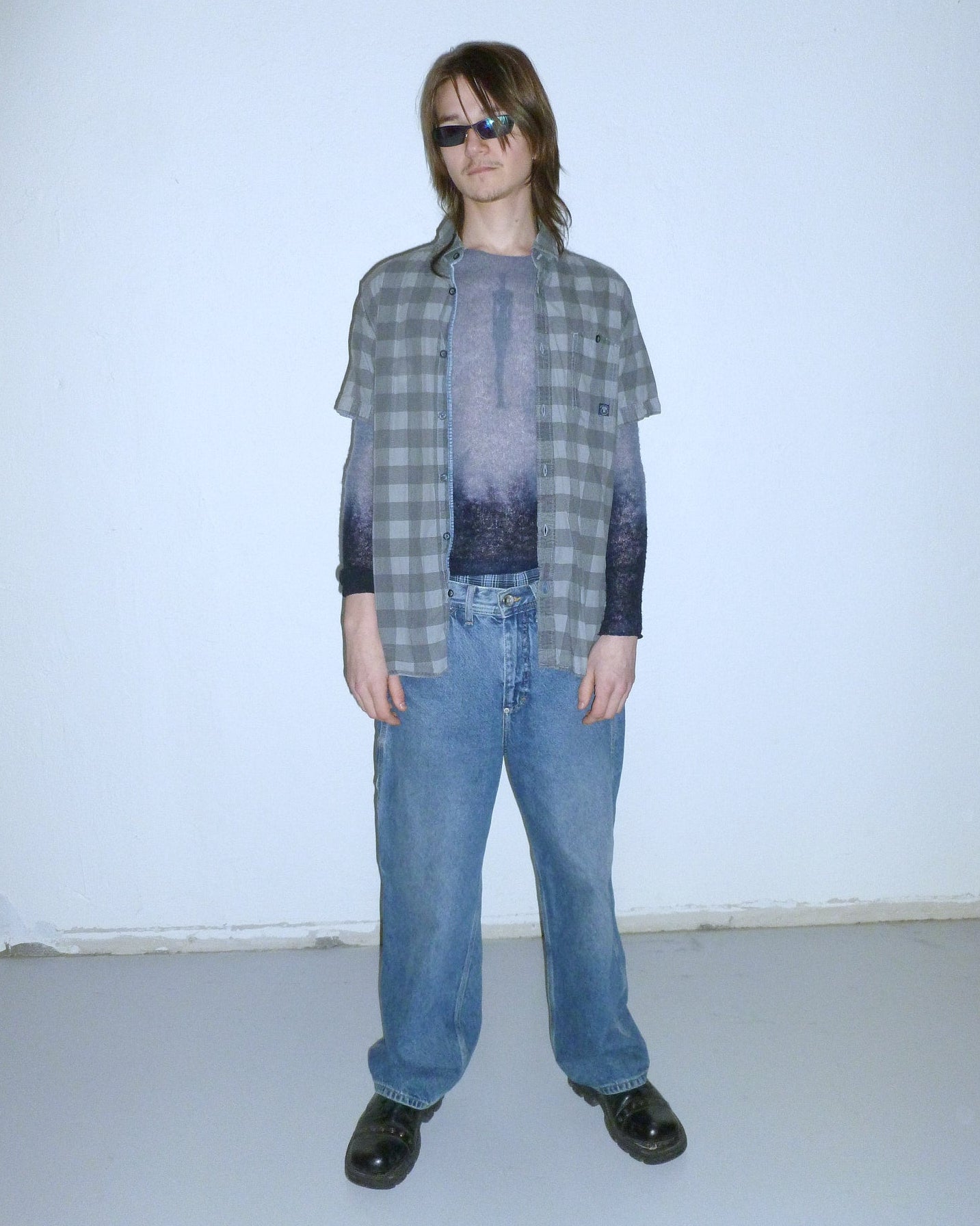 Weekday x Lee baggy mid rise jeans