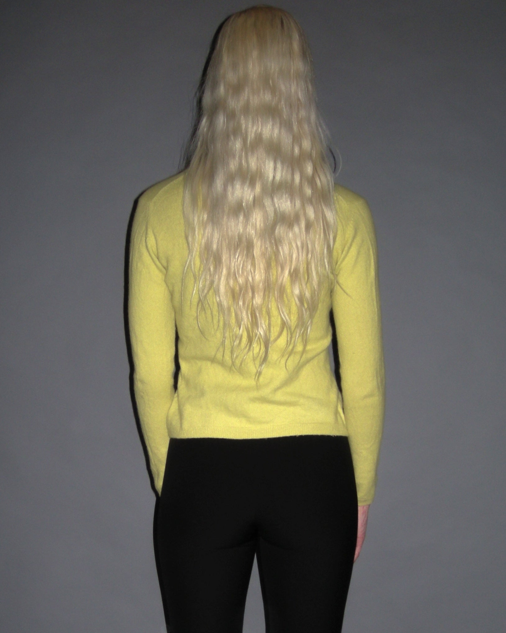 S.Oliver angora wool blend tight v neck ls top