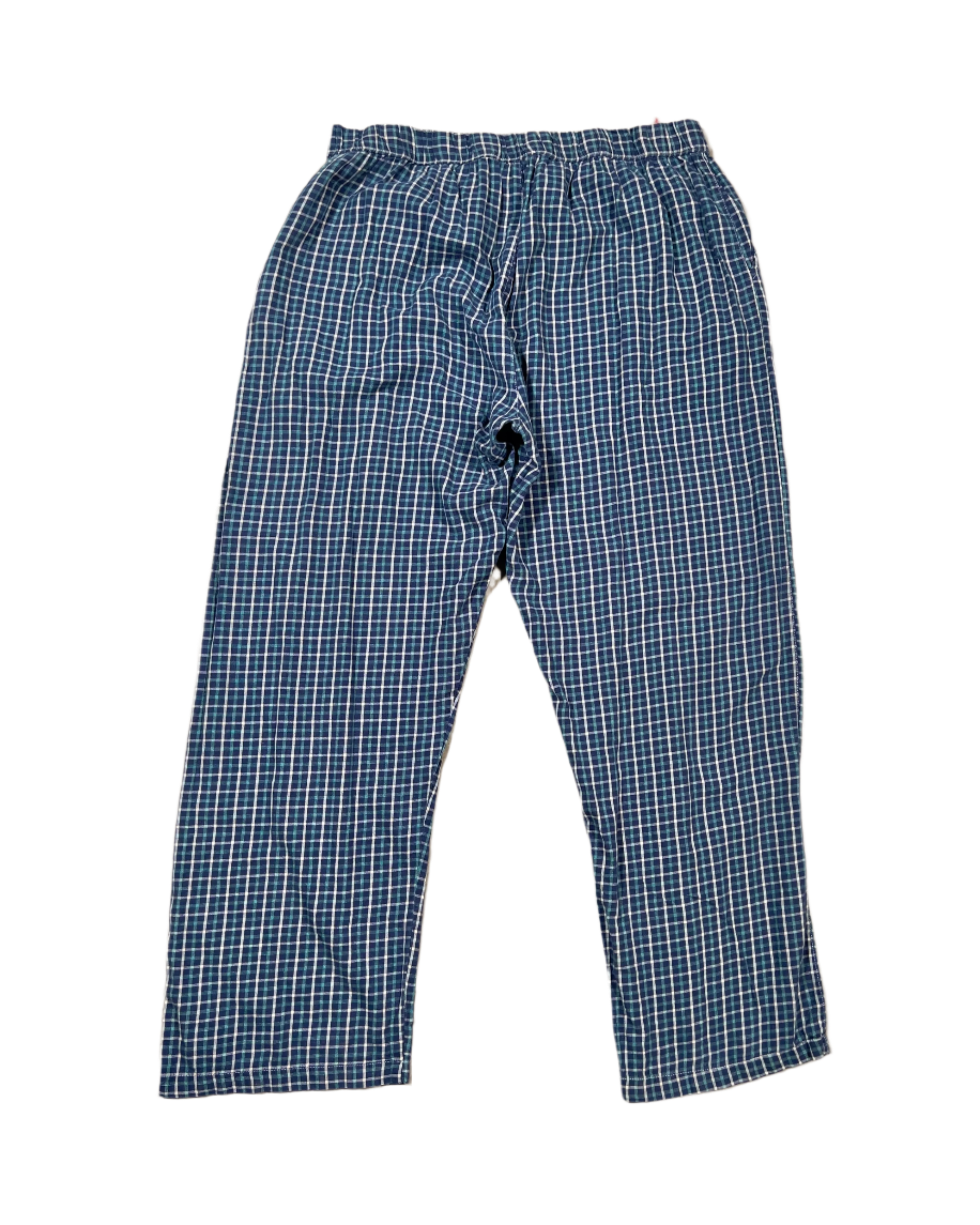 cotton checked pyjama trousers