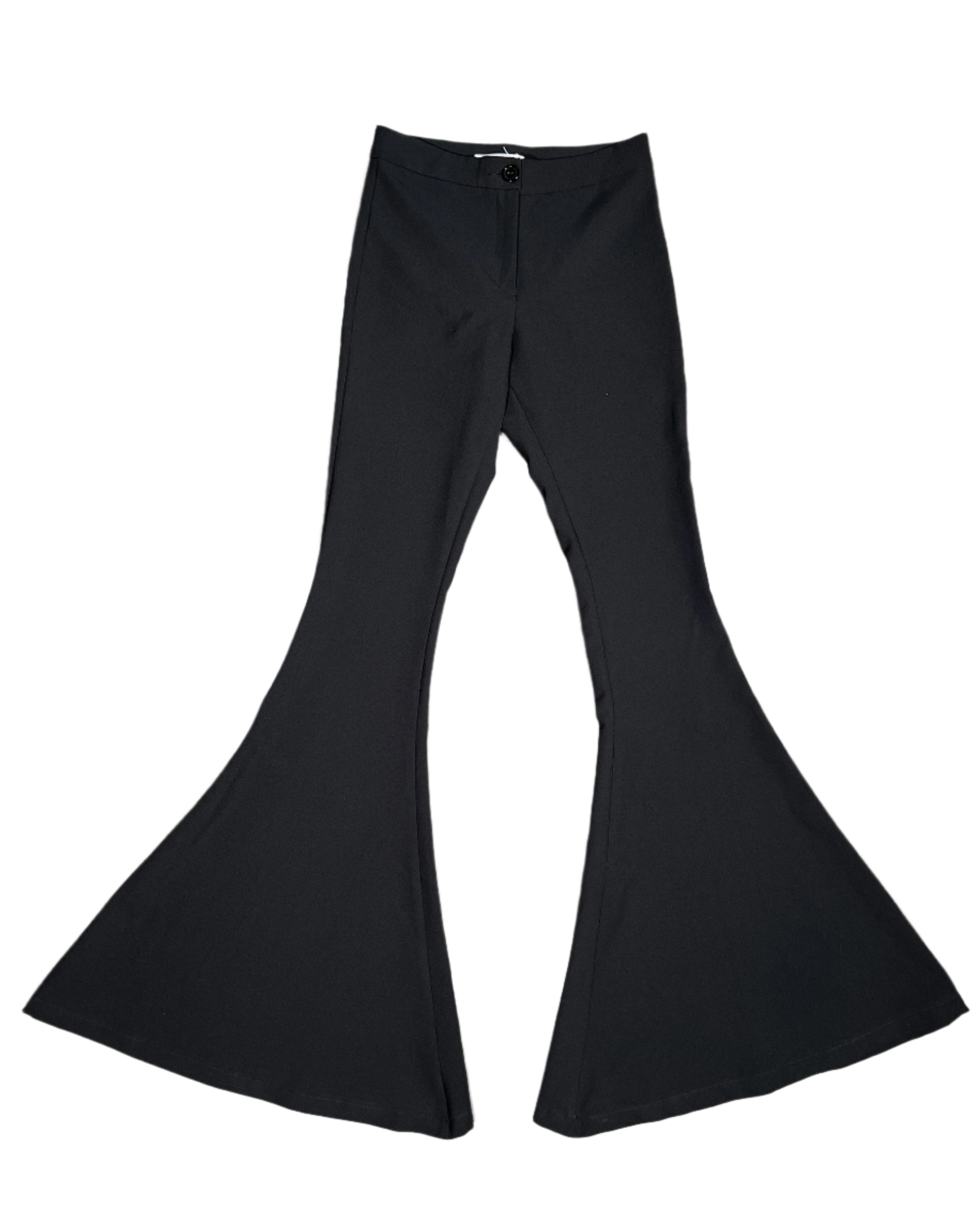 super flared tight stretchy trousers