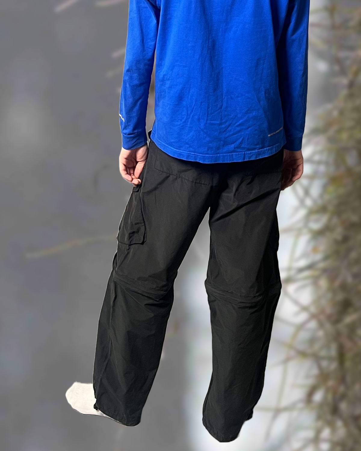 cotton zip off hiking trousers