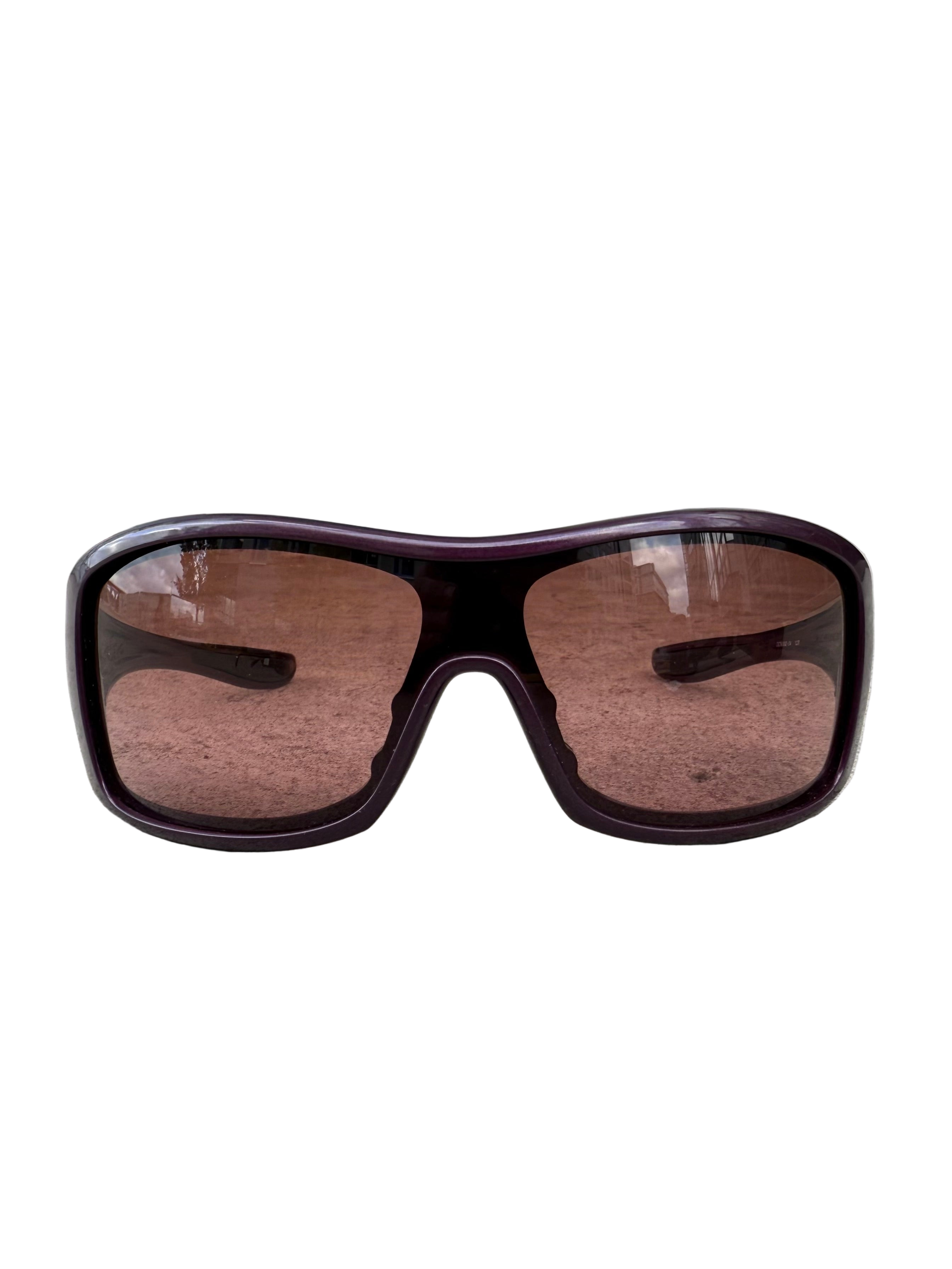 OAKLEY 'forsake' tonal dark red frame sunglasses
