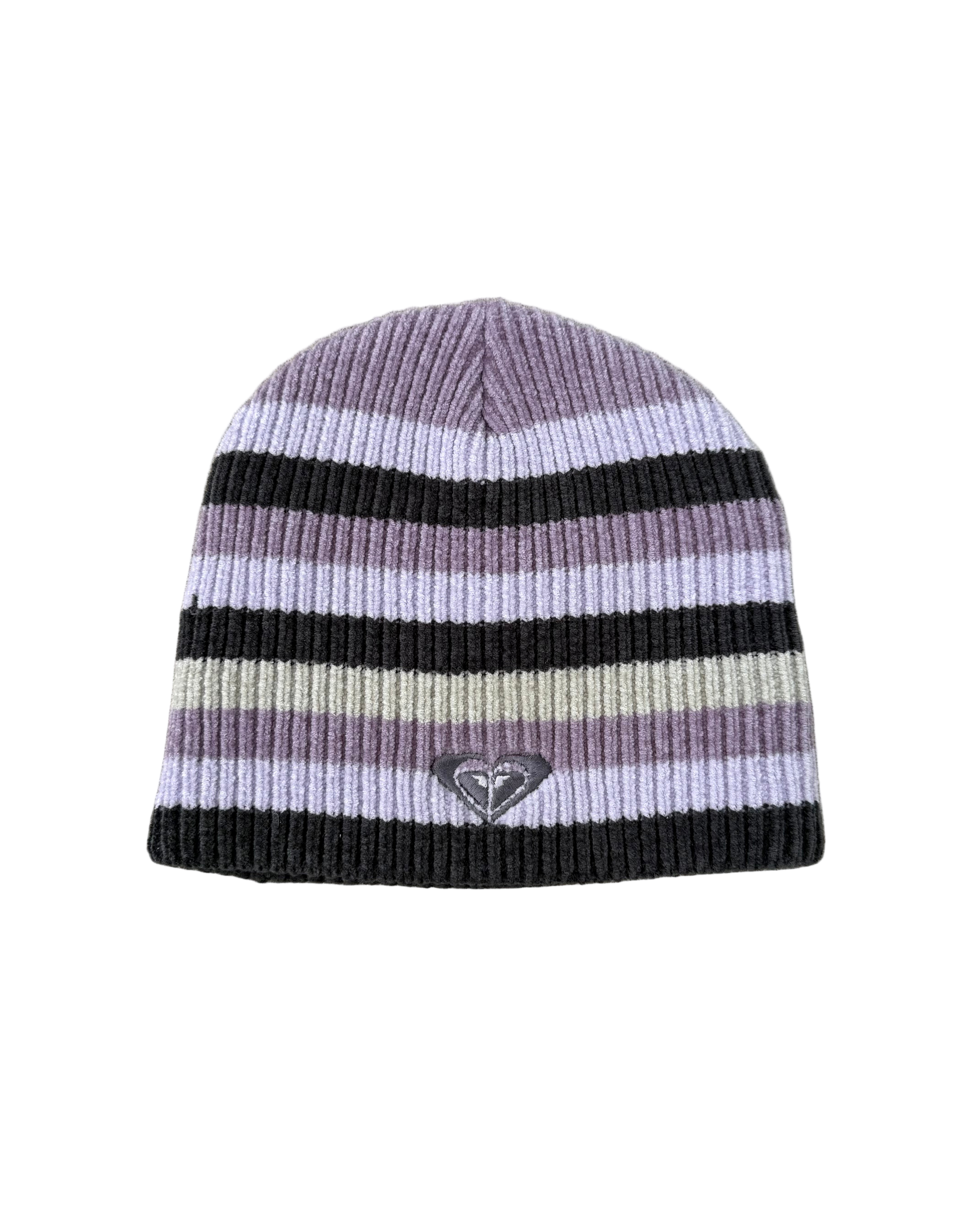 quiksilver lilac stripe beanie