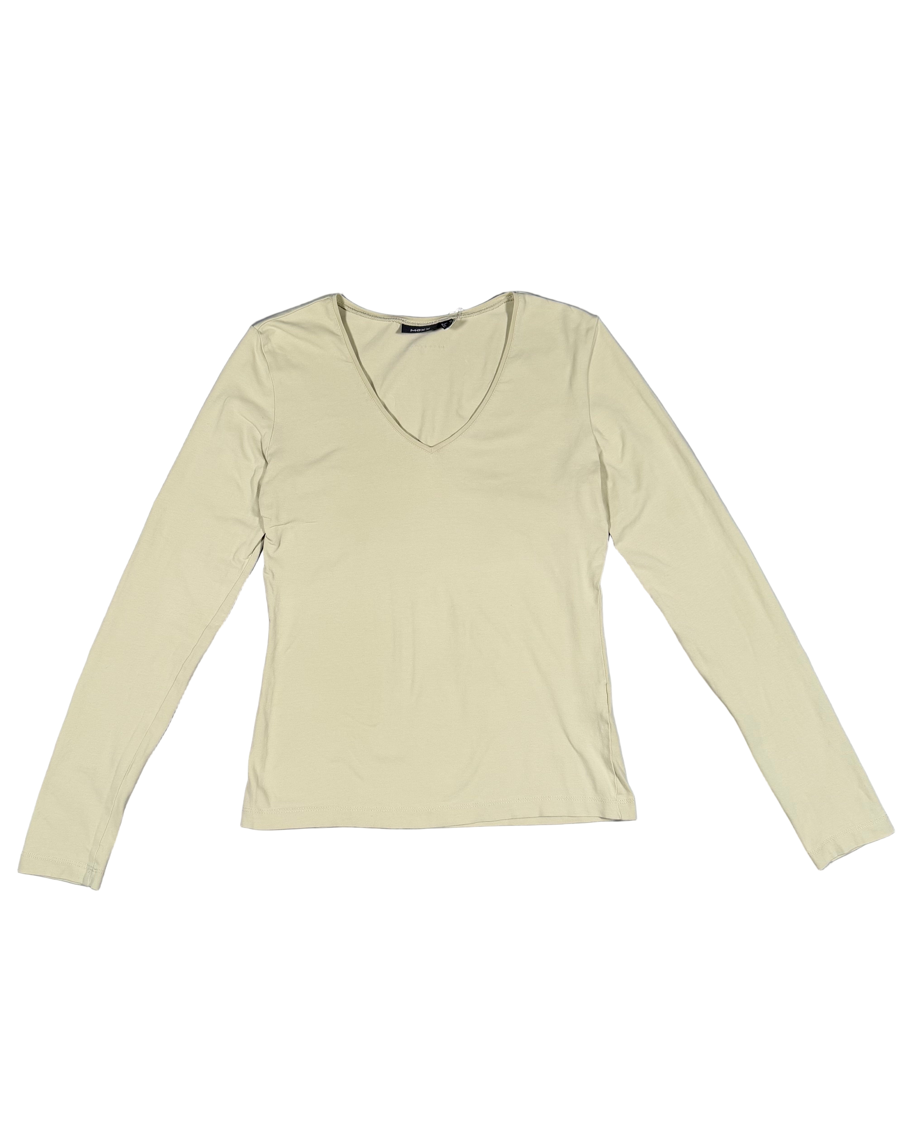 Mexx V neck tight long sleeve top