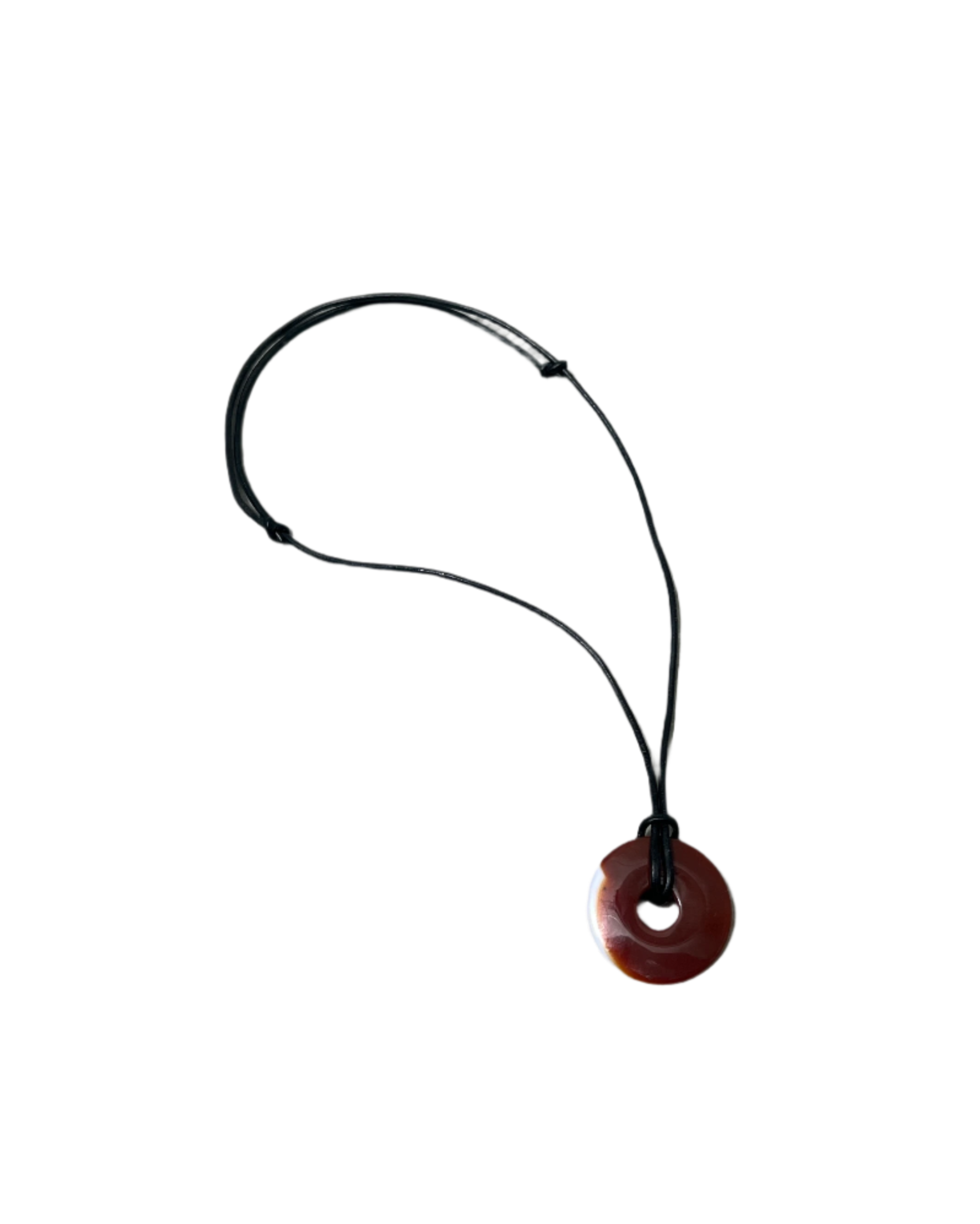 Agate crystal necklace
