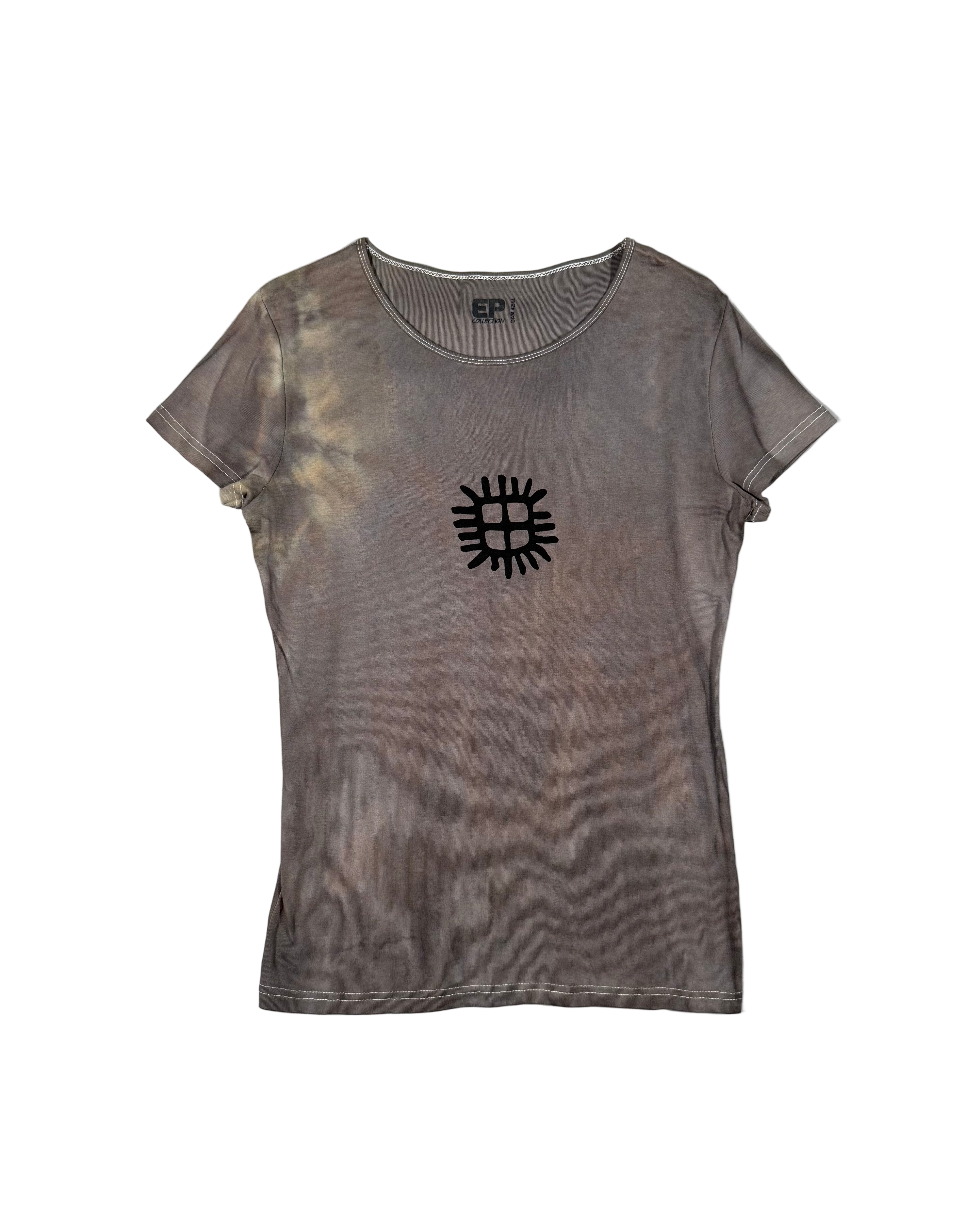 RE-MADE black rune fitted t-shirt