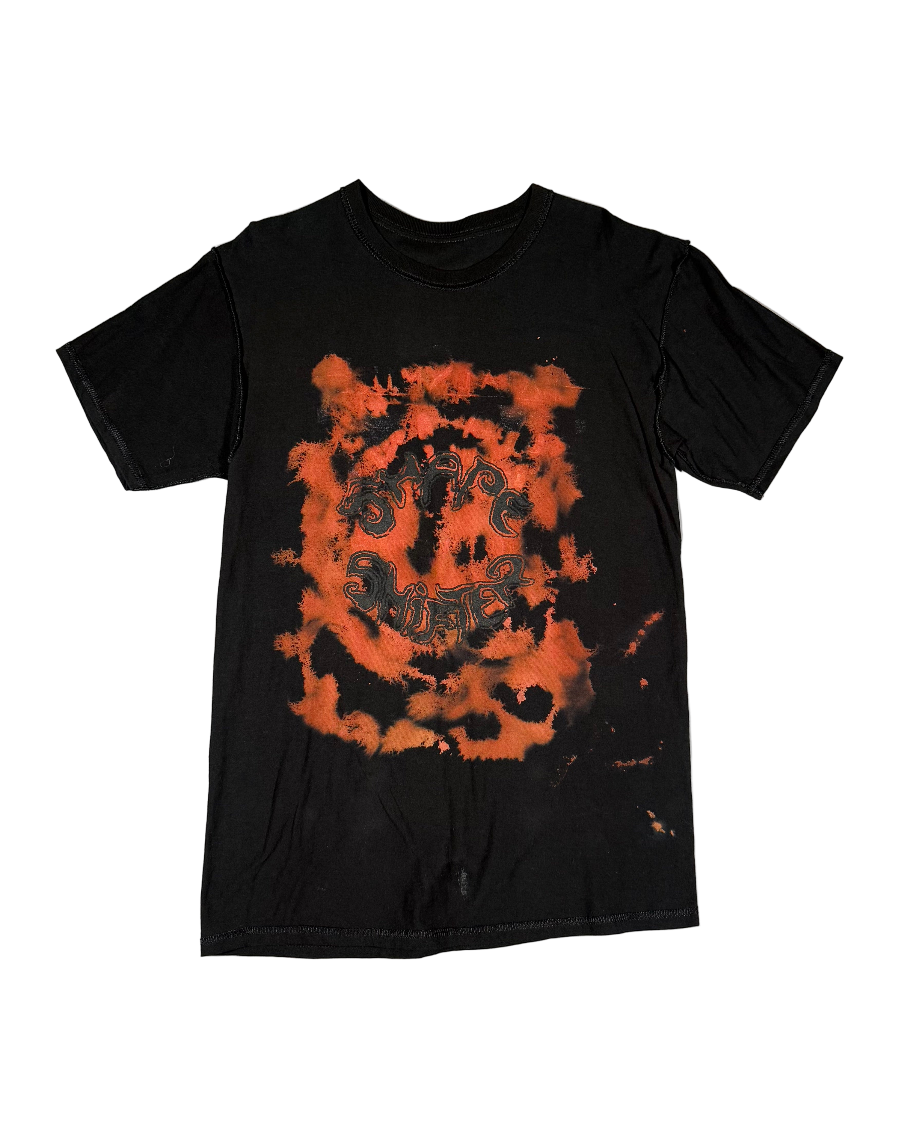 RE-MADE black round logo t-shirt