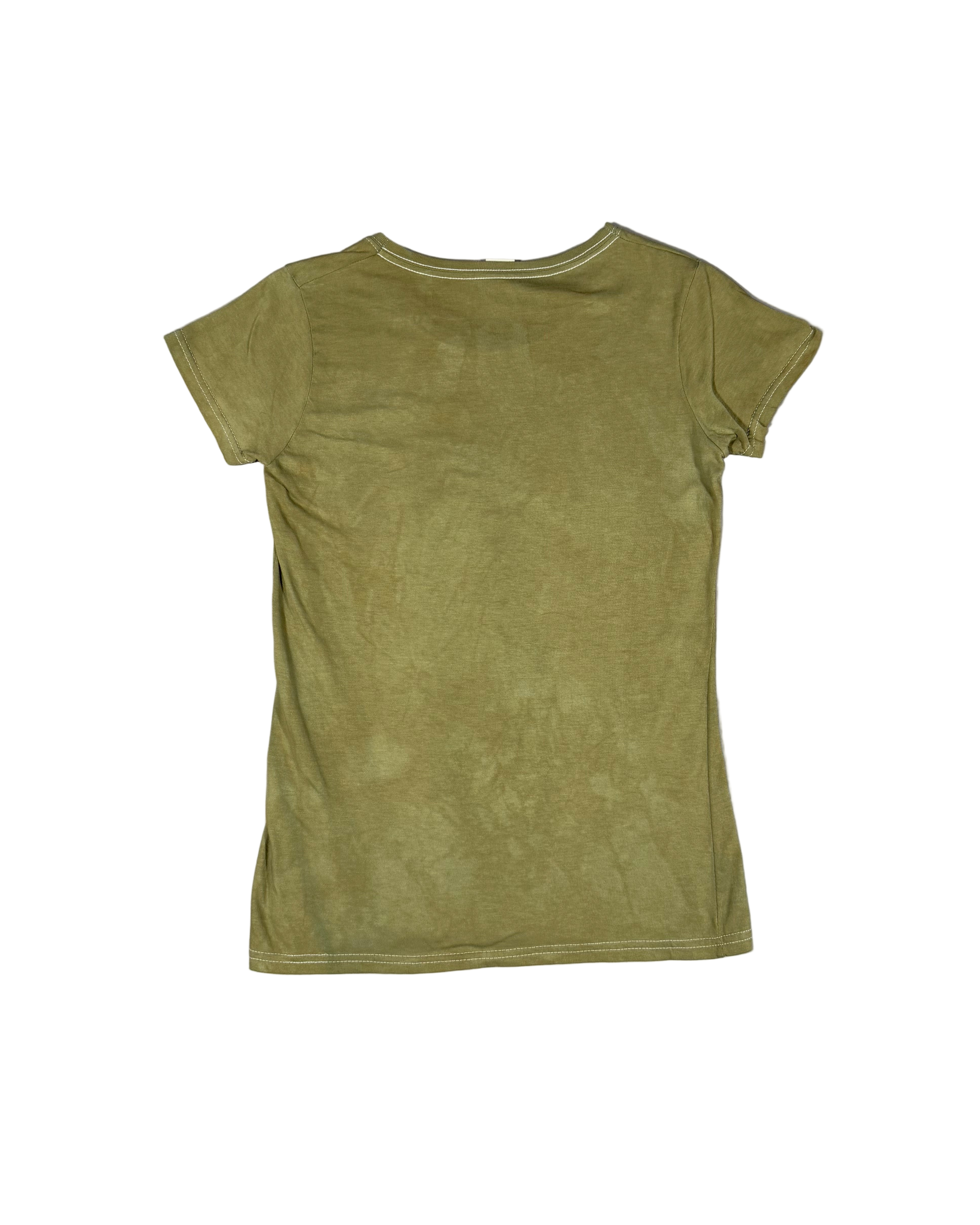 RE-MADE shapeshifter text logo fitted t-shirt