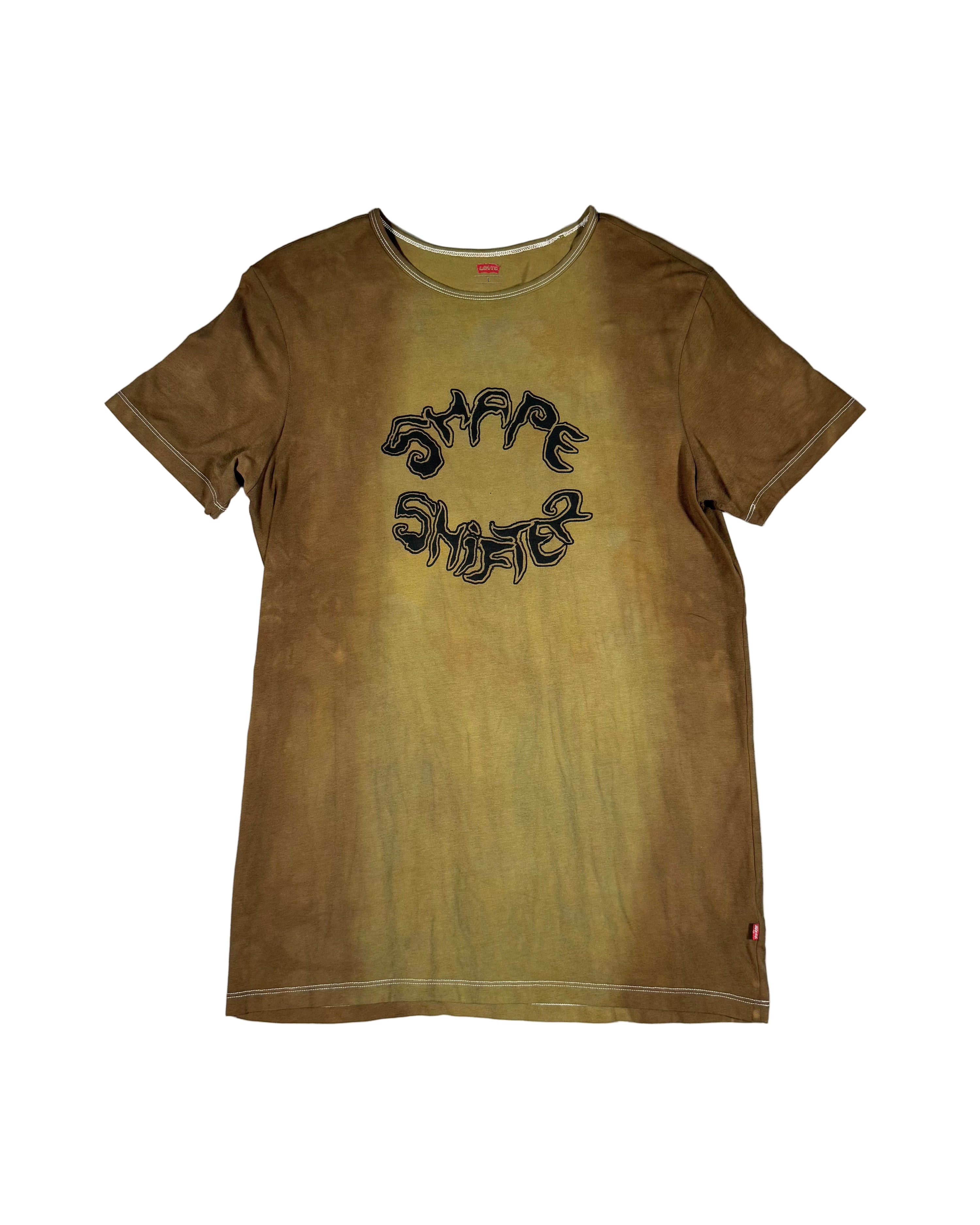 RE-MADE round black logo t-shirt