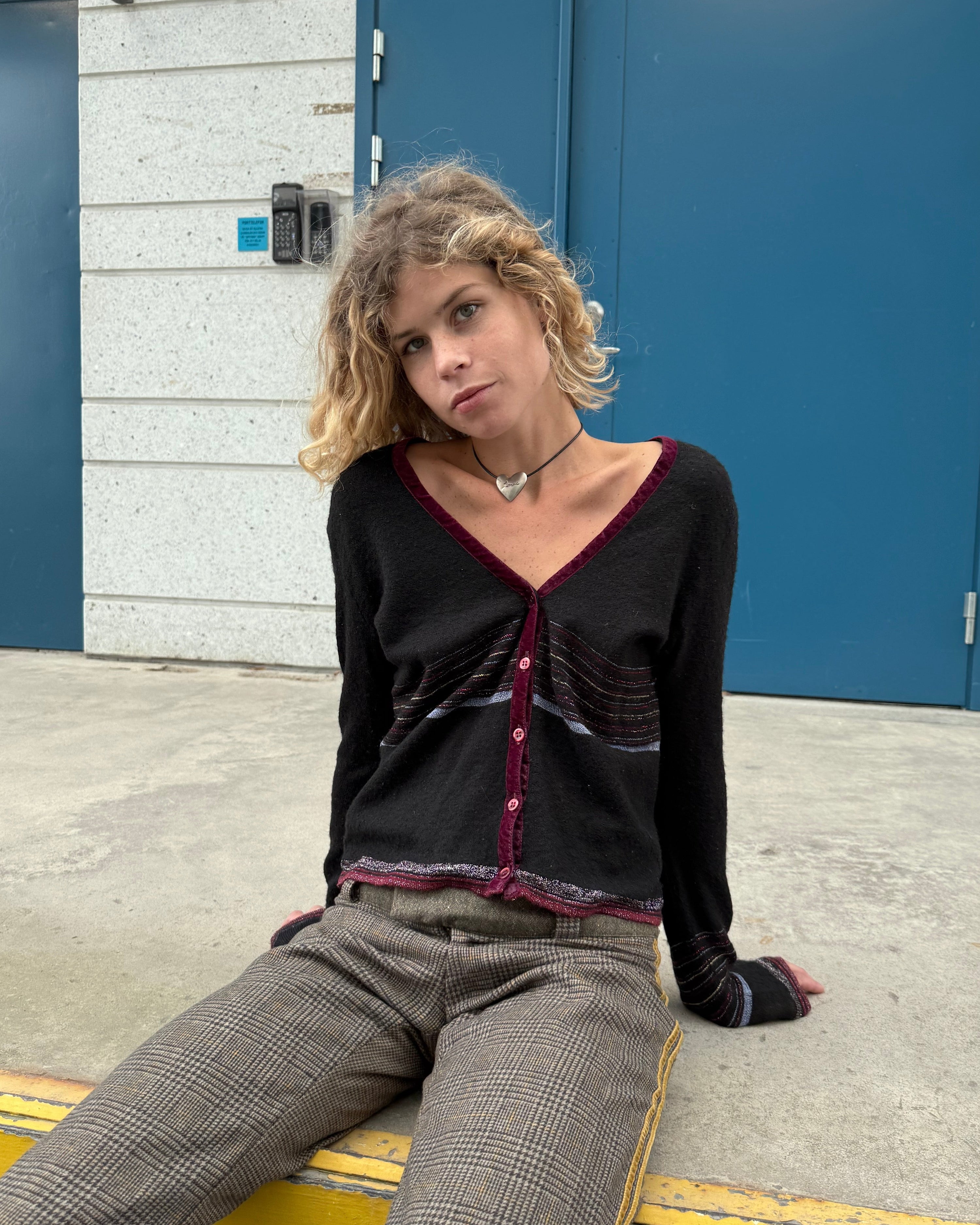 kookai wool blend cardigan