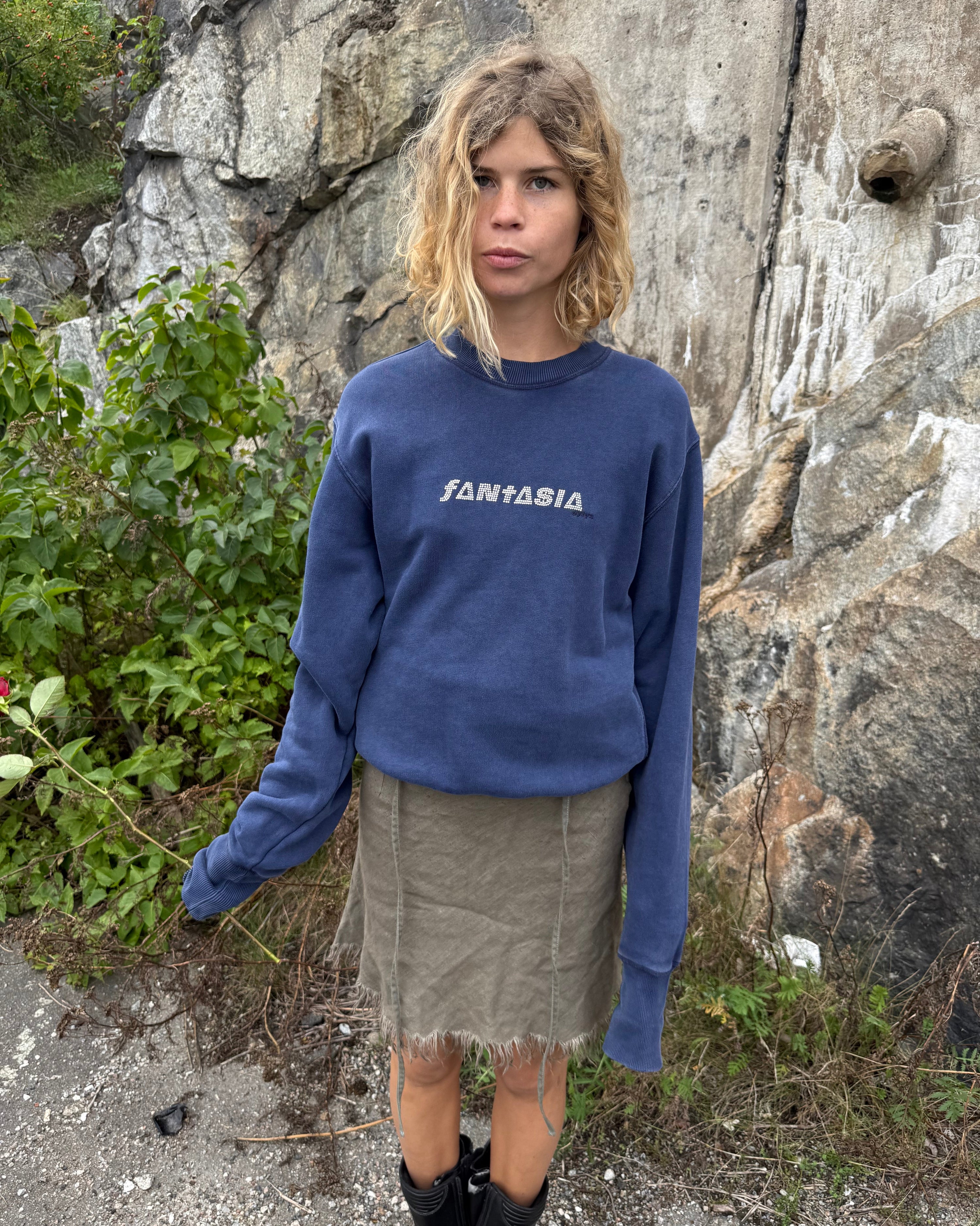 Eytys fantasia rhinestone printed sweatshirt