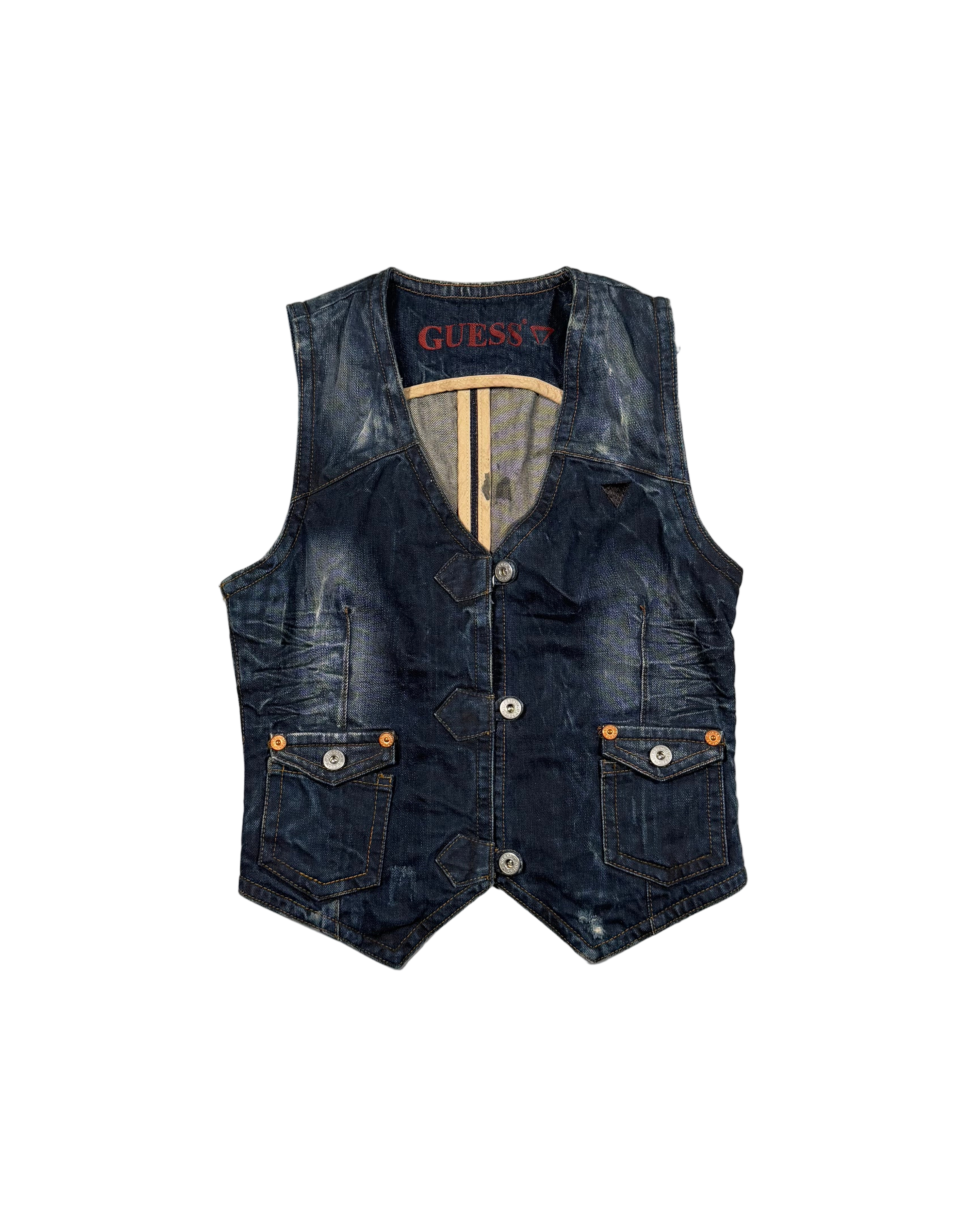 GUESS denim waistcoat