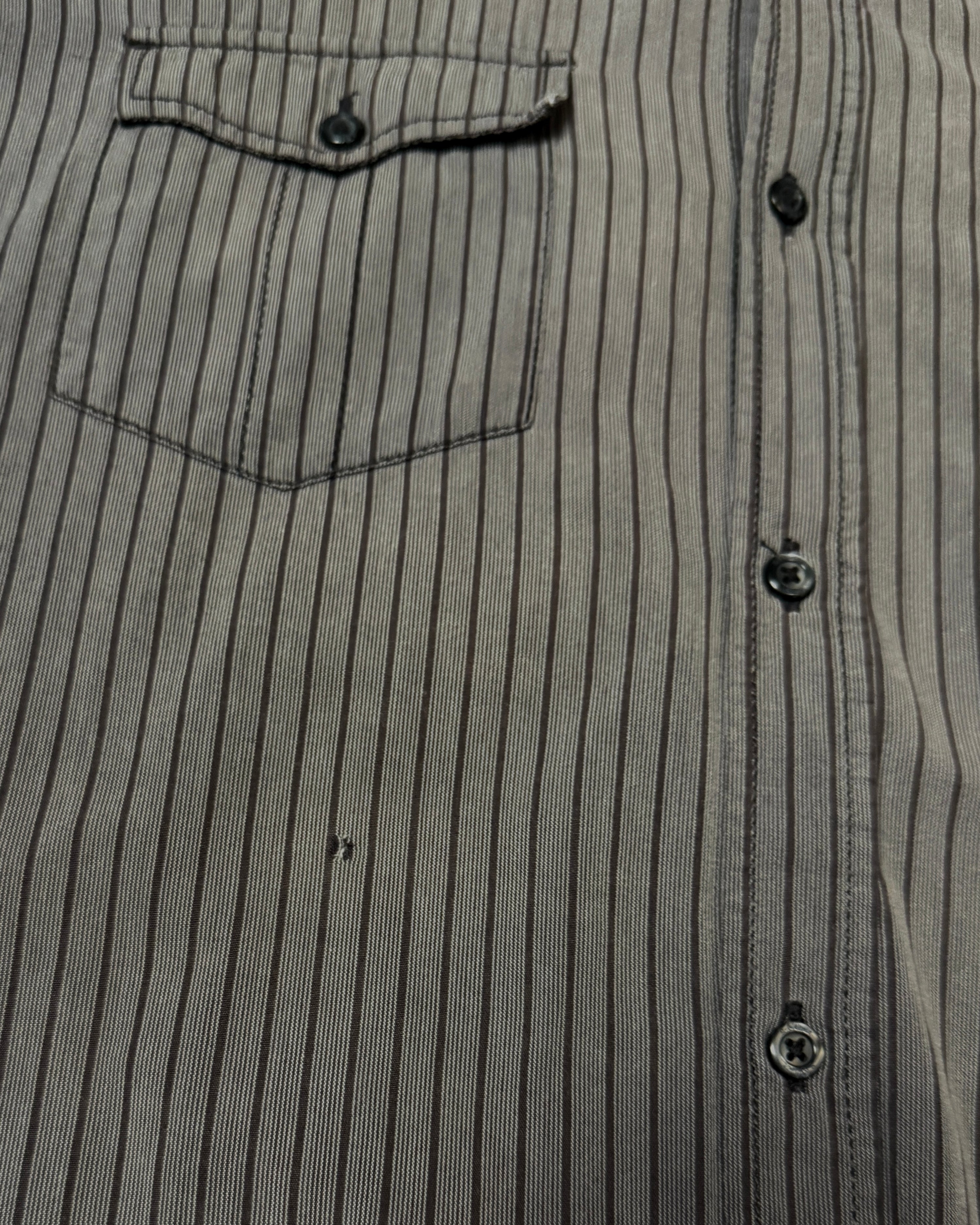 S.Oliver dark stripe short sleeve shirt